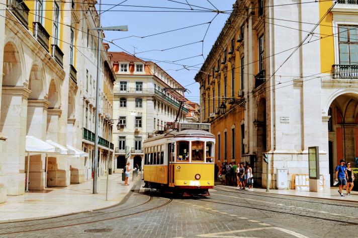 Lisbon tram