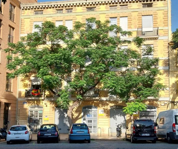 Building in Valencia which is used as a model for energetic rehabilitation of other buildings in the city of Valencia