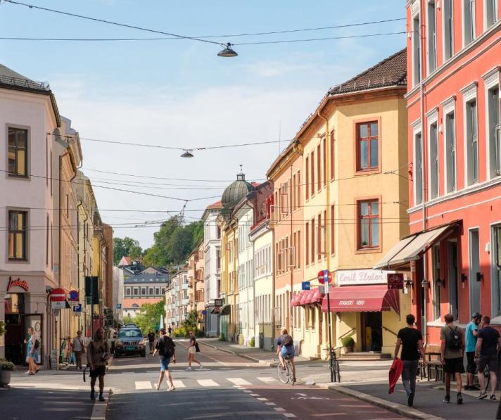 Street view of Oslo