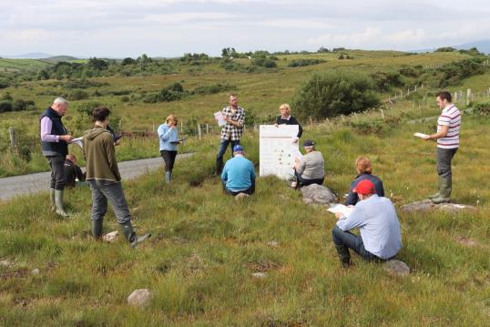 Team in the fieldtrip